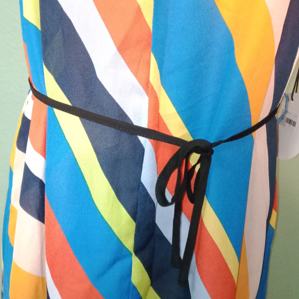 Multi Color Striped Dress - Picture 4 of 8